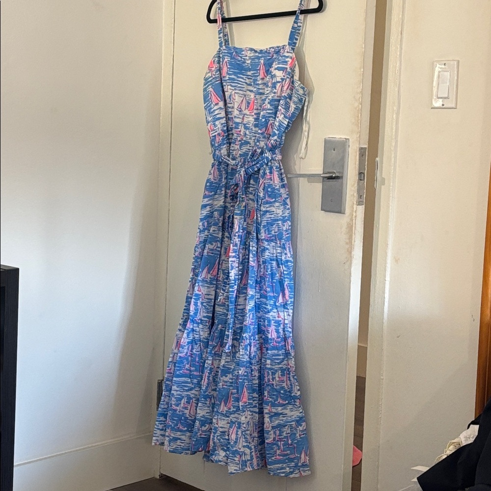 Lilly Pulitzer Analeese Midi Dress Boatylicious - Picture 2 of 2